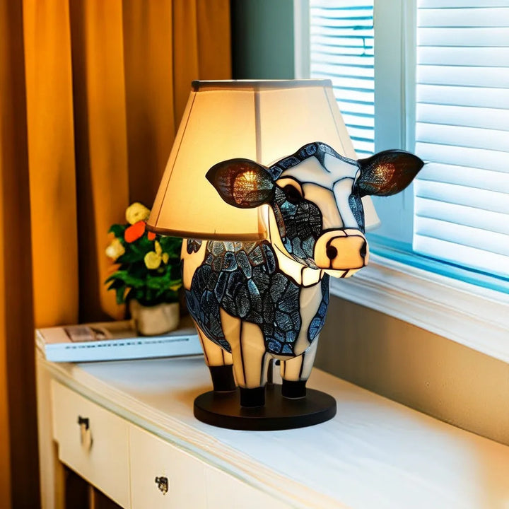 Brighton Glass Cow Lamp