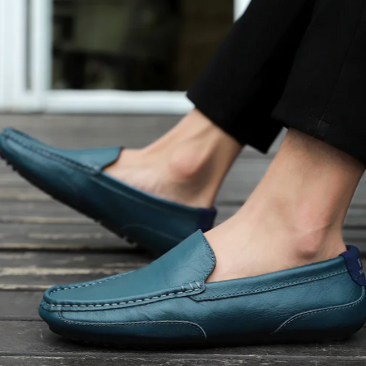 Lazio Leather Slip-On Loafers