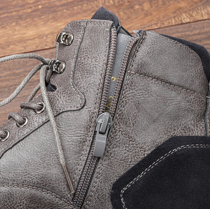 Bridgemont Rugged Leather Boots