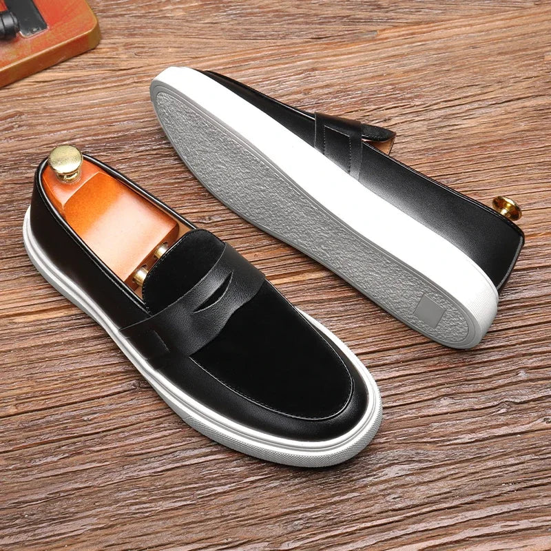 Ravello Leather Slip-On Loafers
