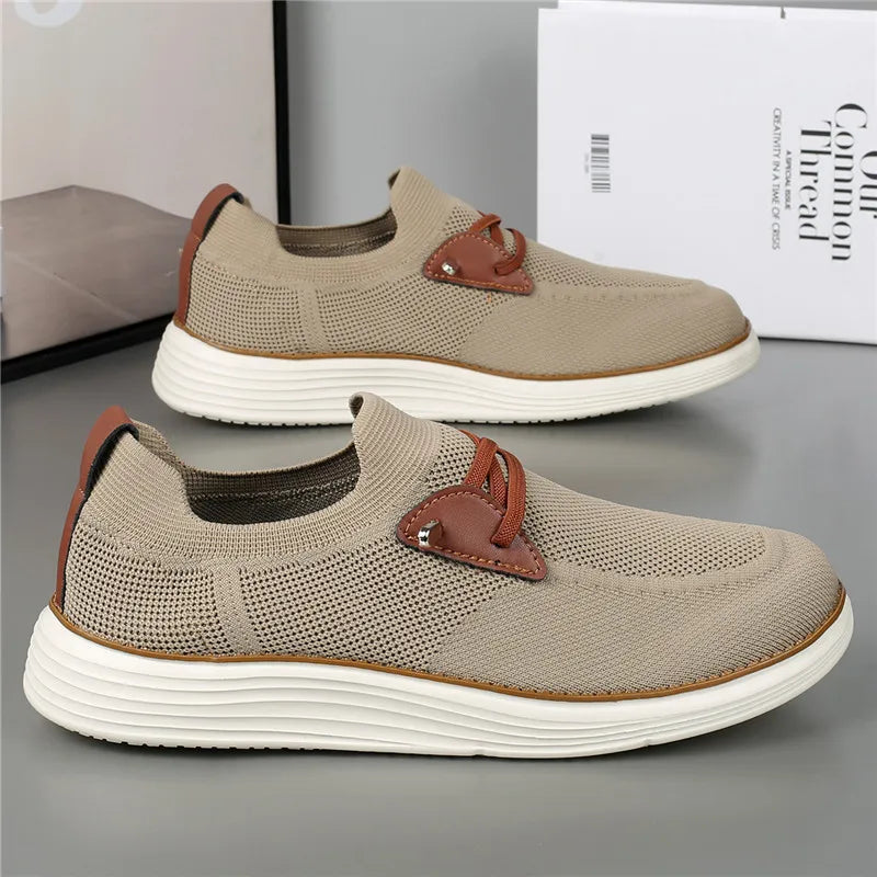 Seville Slip-On Leather Sneakers | Lightweight Casual Loafers