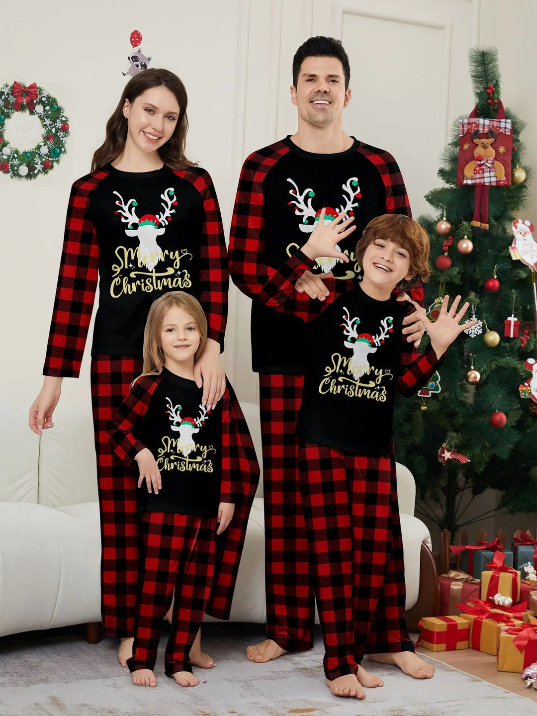 Festive Family Matching Pajama Set