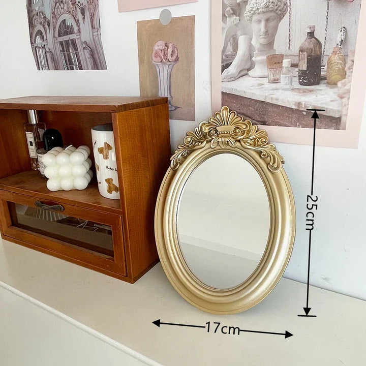 Château Élise Gold Vanity Mirror