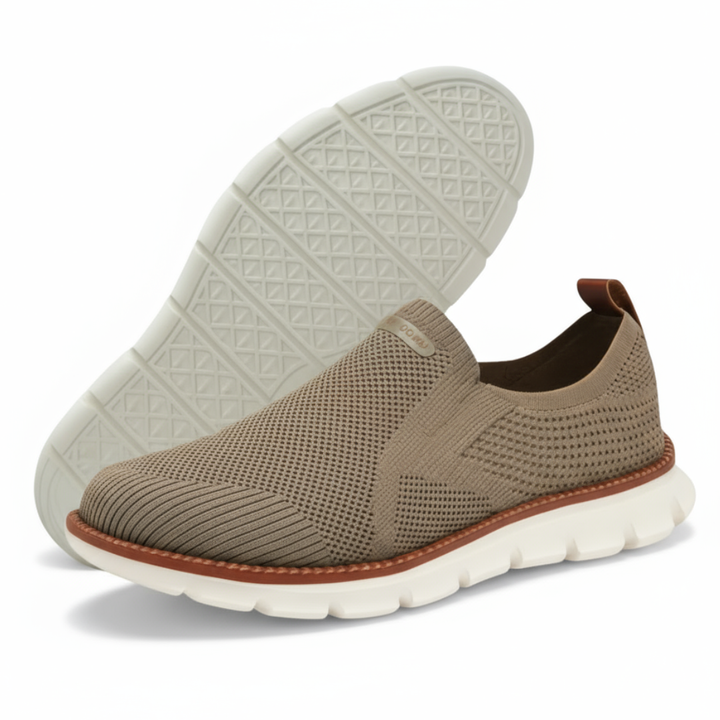 Men’s Breathable Slip-On Knit Walking Sneakers