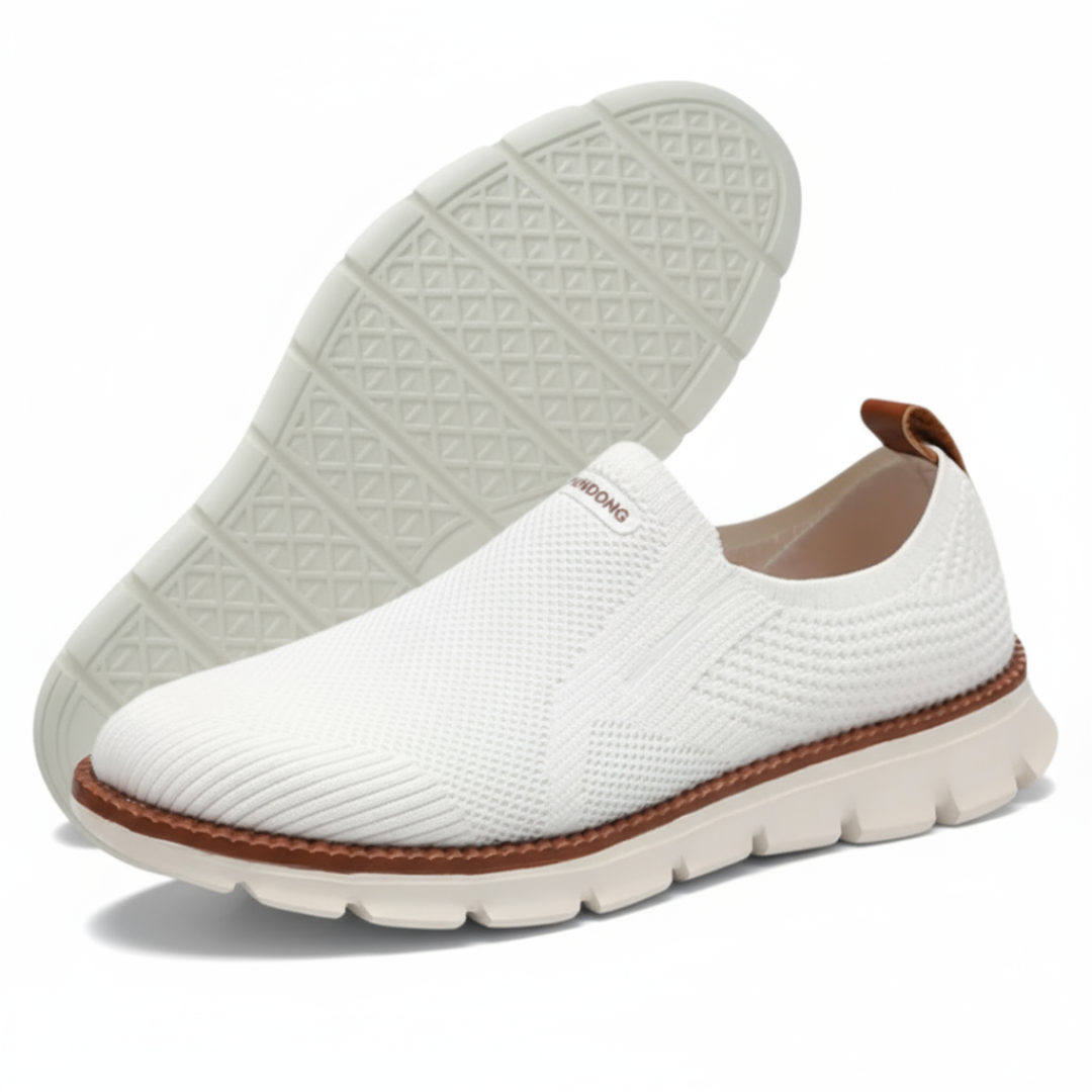 Men’s Breathable Slip-On Knit Walking Sneakers