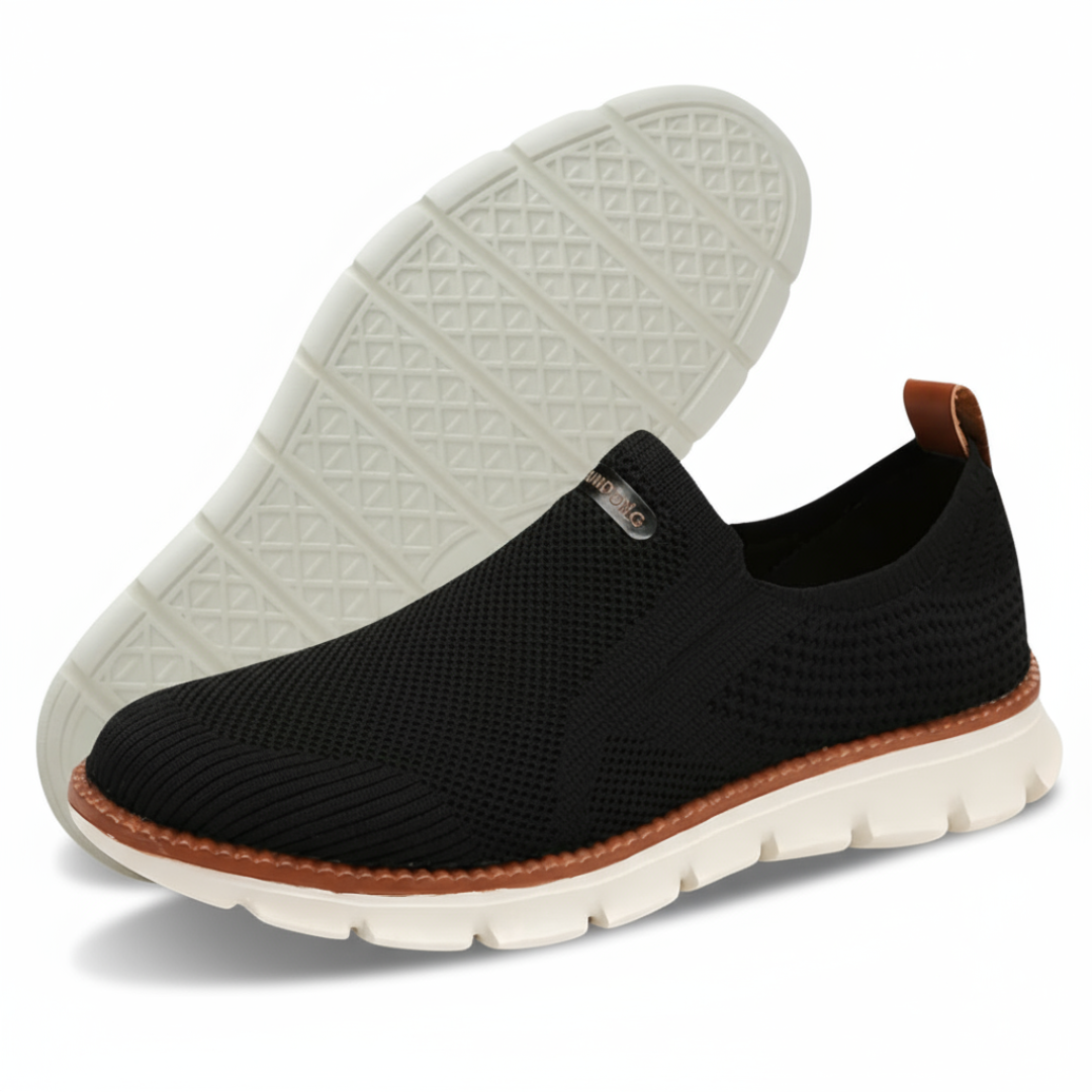 Men’s Breathable Slip-On Knit Walking Sneakers