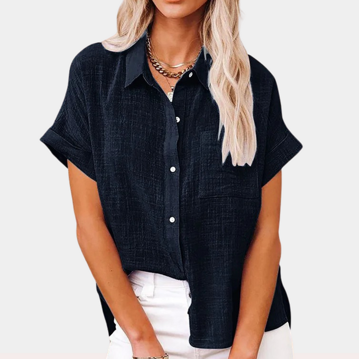 Amara Button Blouse