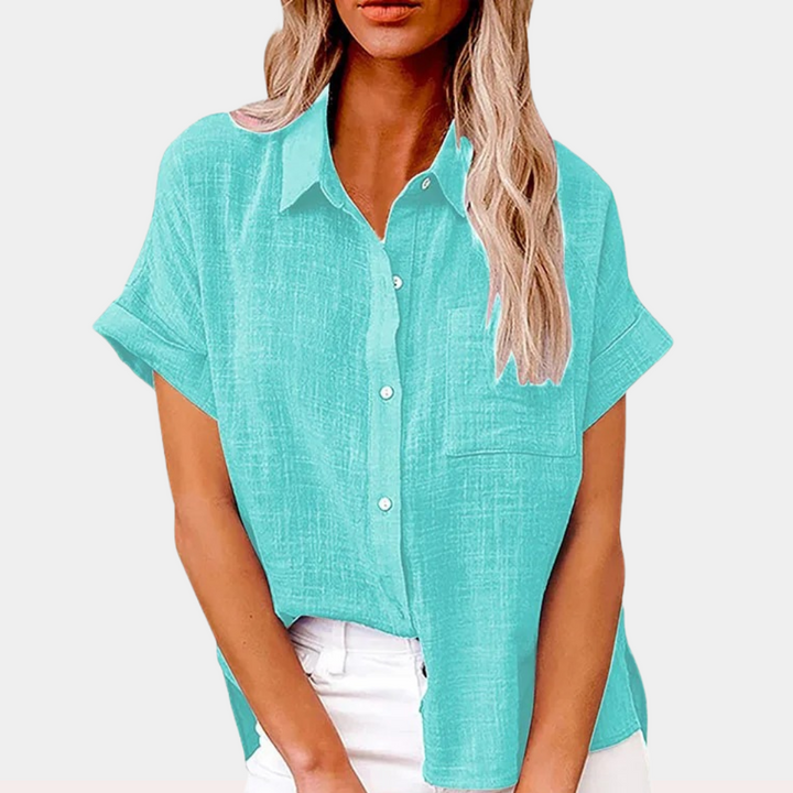 Amara Button Blouse