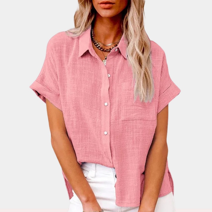 Amara Button Blouse
