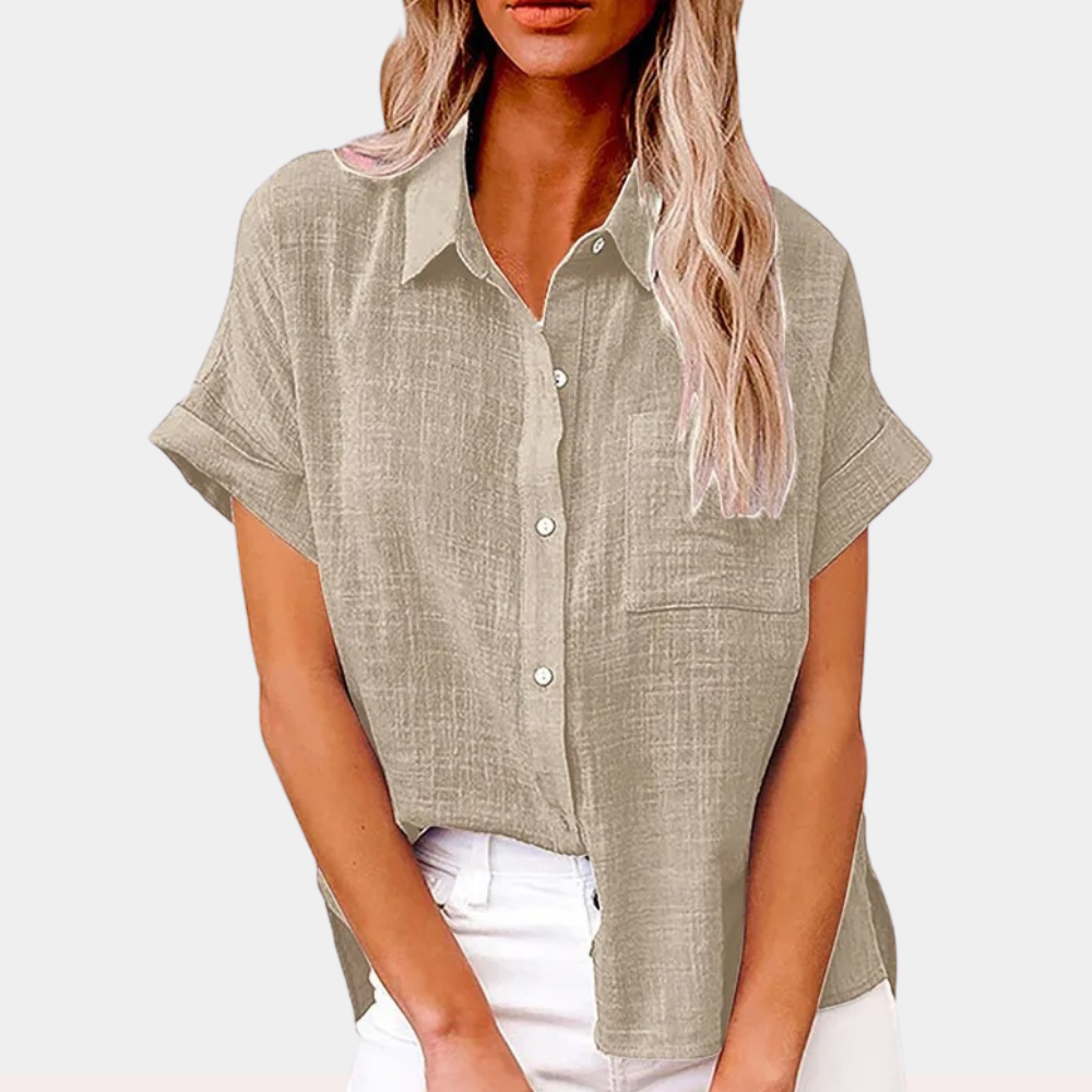 Amara Button Blouse