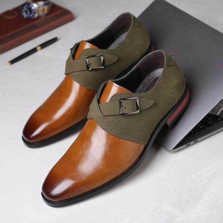 Harrow Suede Monk Strap Loafer