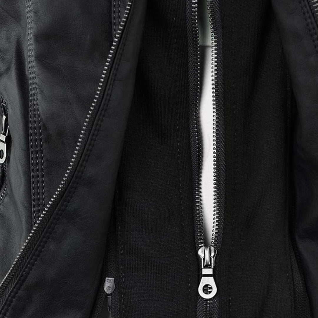 Verona Hooded Leather Jacket