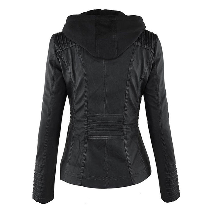 Verona Hooded Leather Jacket