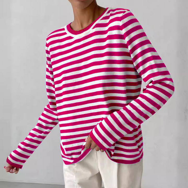 Emilia Striped Cotton Long Sleeve