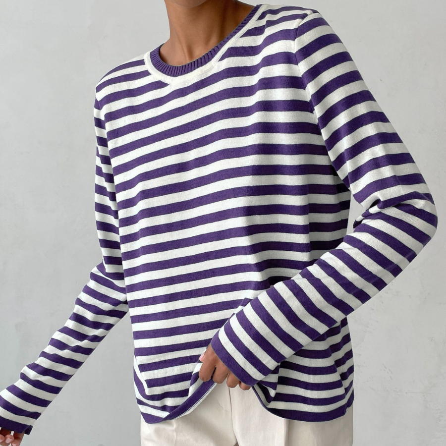 Emilia Striped Cotton Long Sleeve