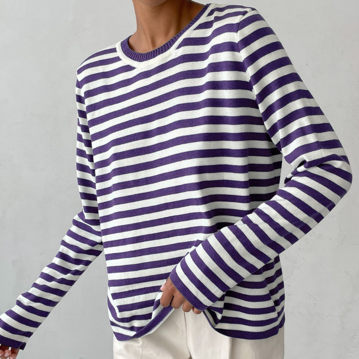 Emilia Striped Cotton Long Sleeve