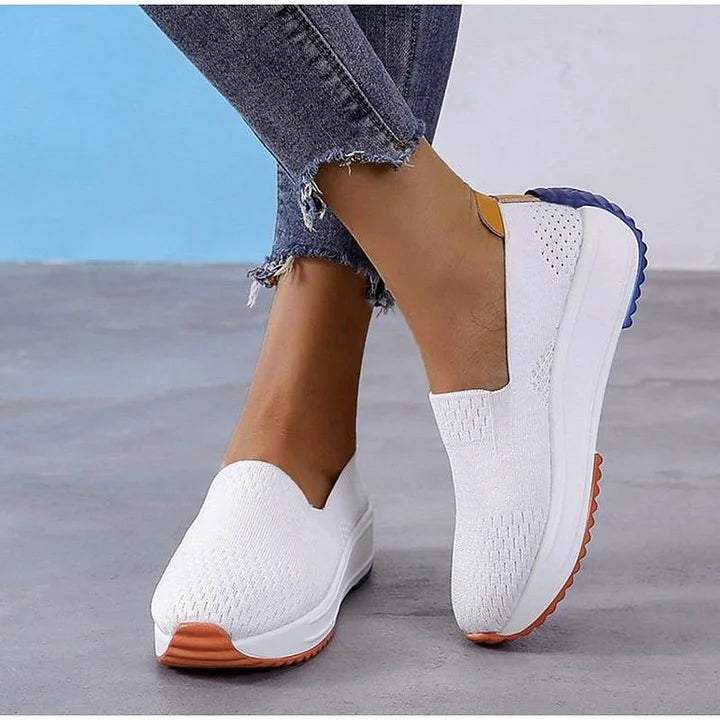 StrideEase™ Orthopedic Mesh Slip-On Sneakers
