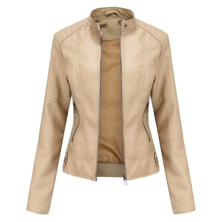 Sierra Faux-Leather Zip Jacket