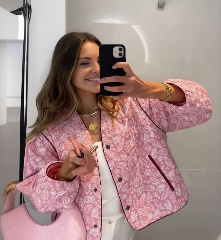 Maribel Floral Quilted Jacket