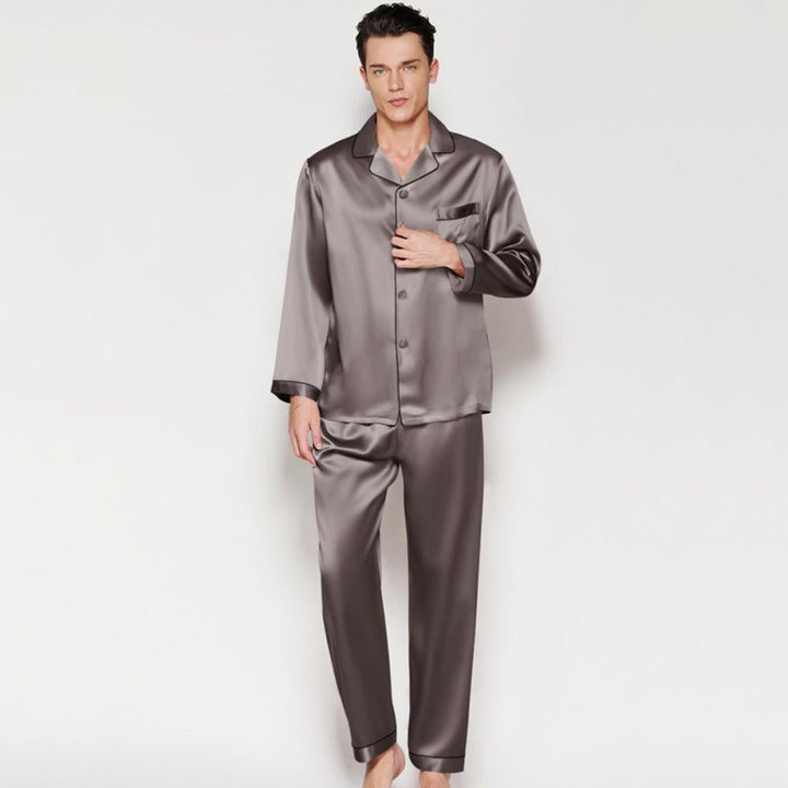 The Preston Men’s Silk Pajama Set