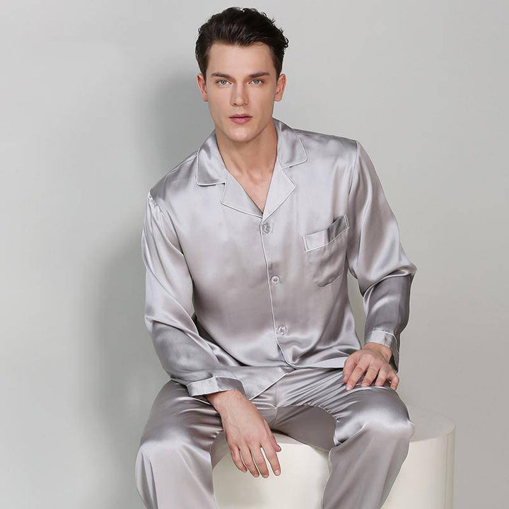 The Preston Men’s Silk Pajama Set