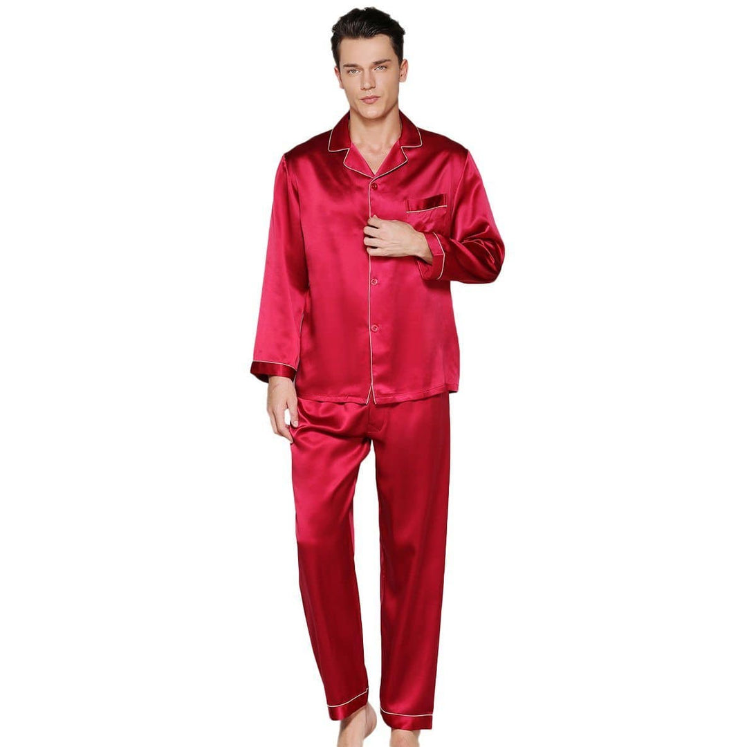 The Preston Men’s Silk Pajama Set