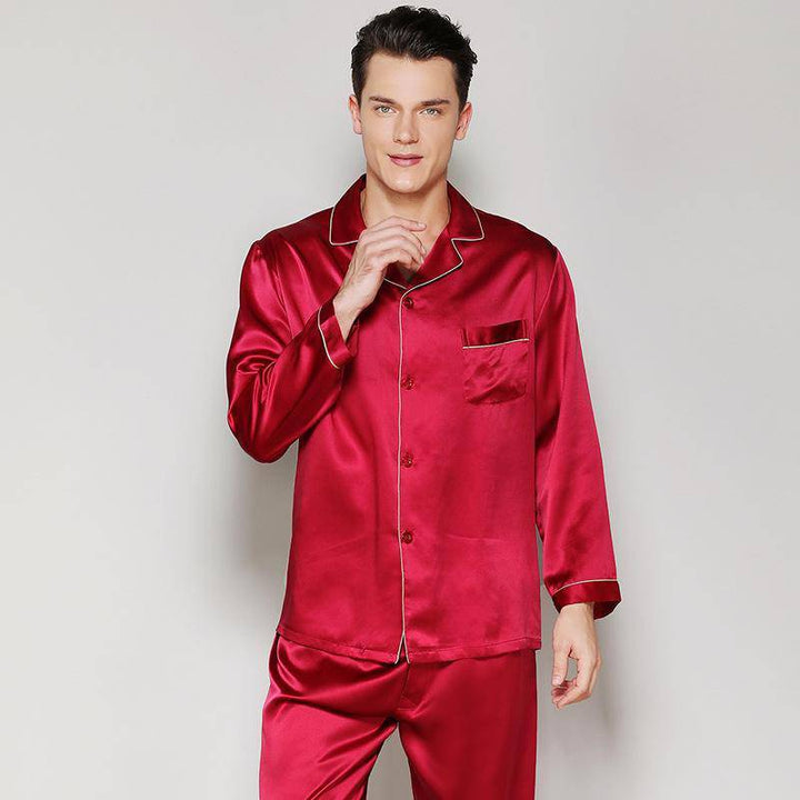 The Preston Men’s Silk Pajama Set