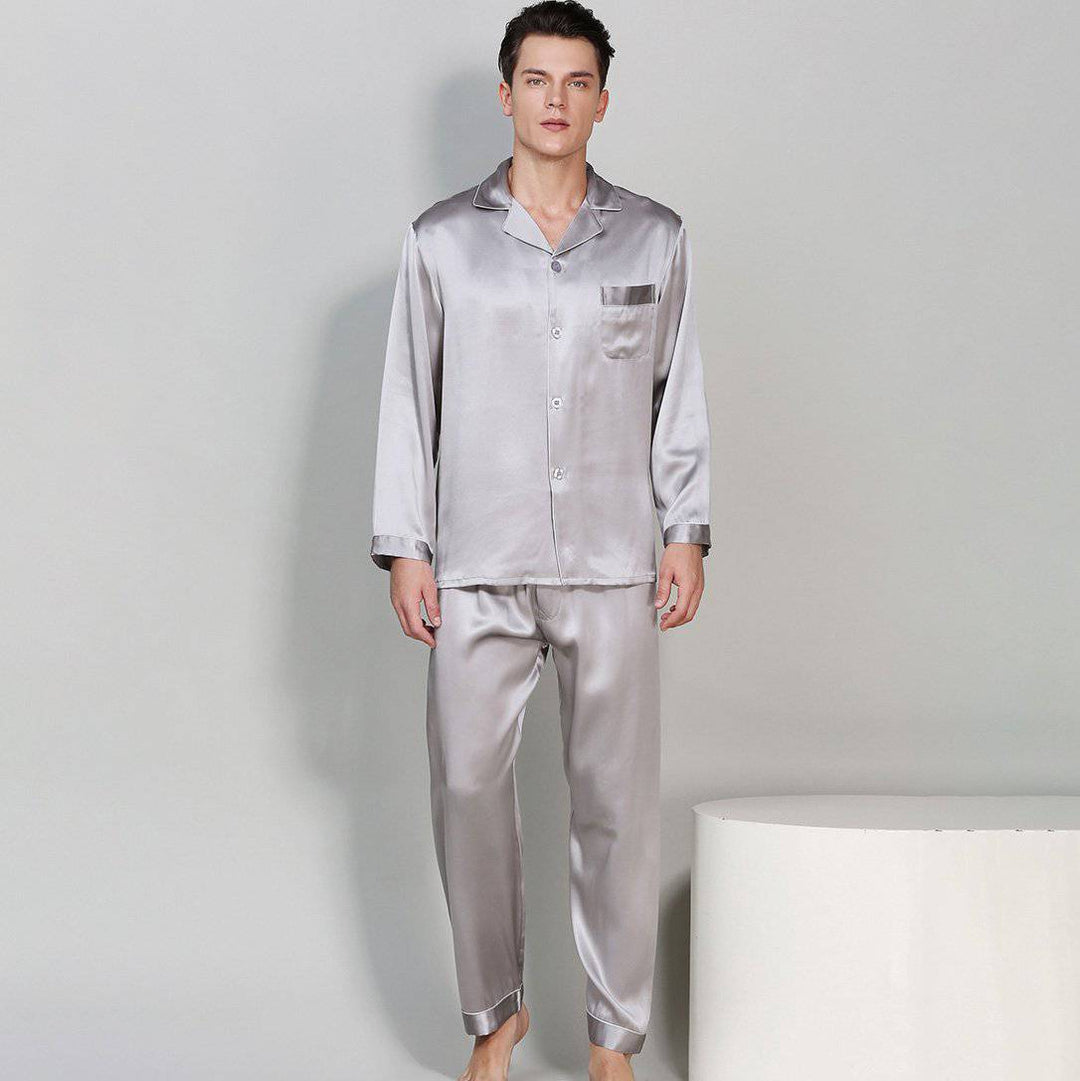 The Preston Men’s Silk Pajama Set