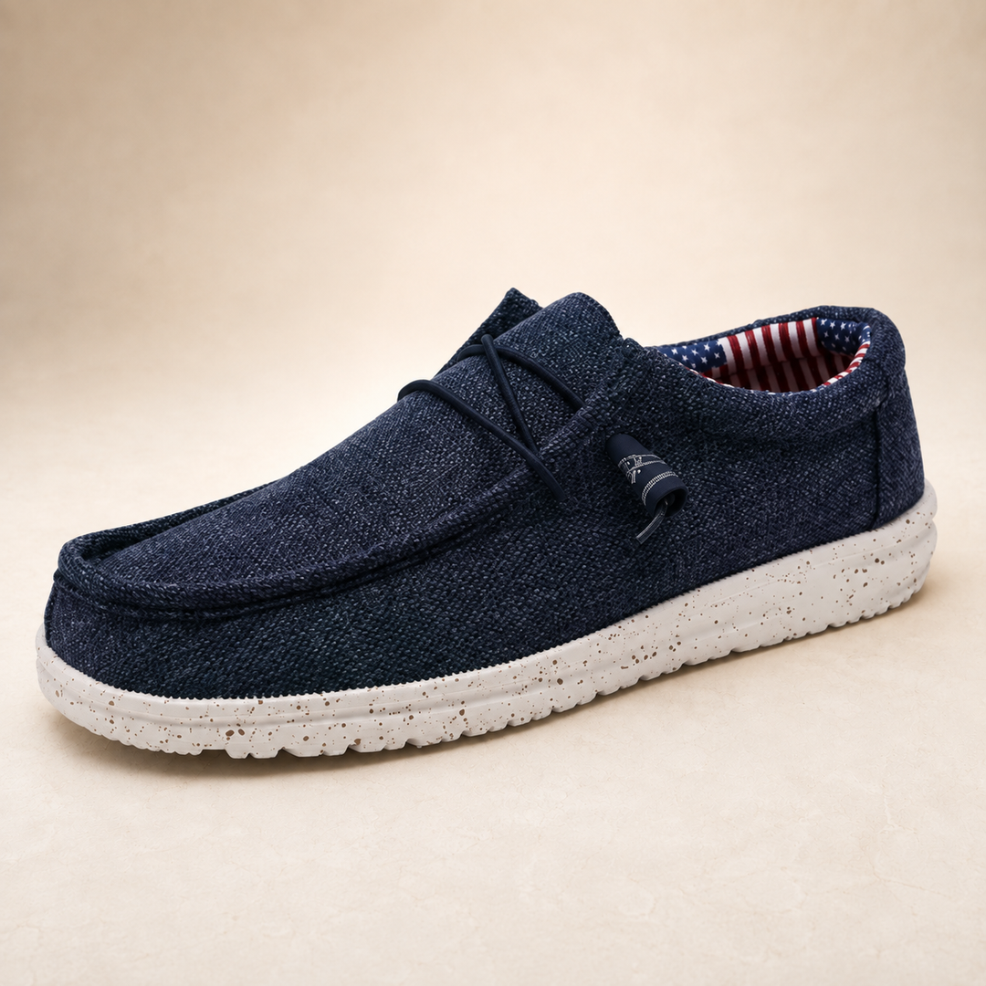 Valerio Men’s Woven Comfort Loafers