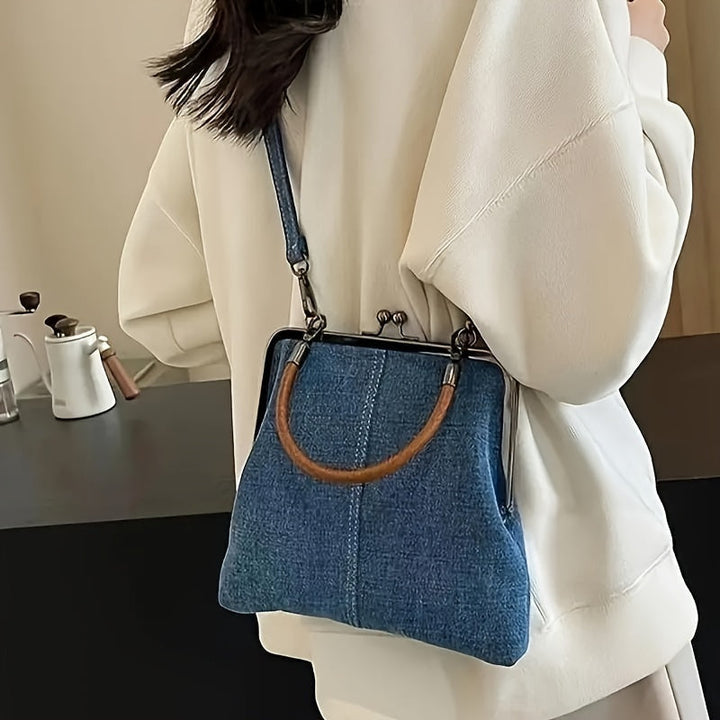 Riviera Vintage Denim Shoulder Bag