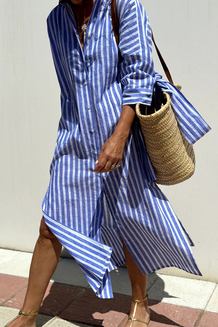 Briar Striped Shirt Dress