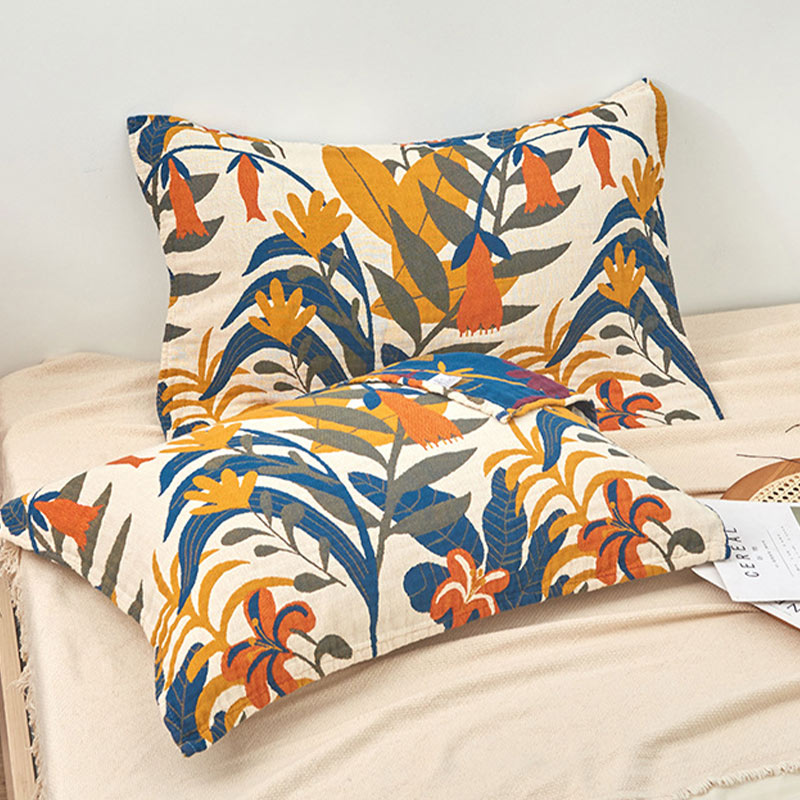 Soft Bloom Cotton Pillow Towels (2-Pack)