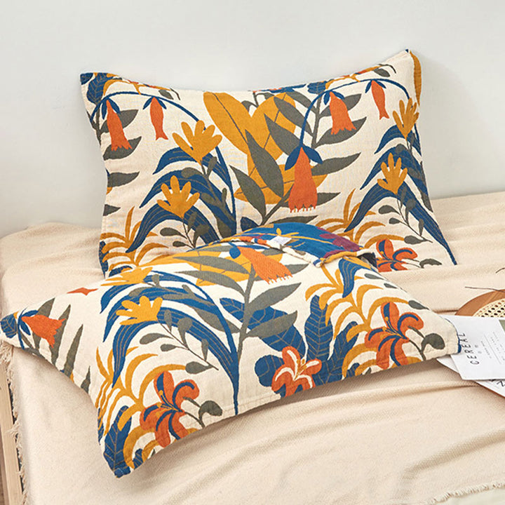 Soft Bloom Cotton Pillow Towels (2-Pack)