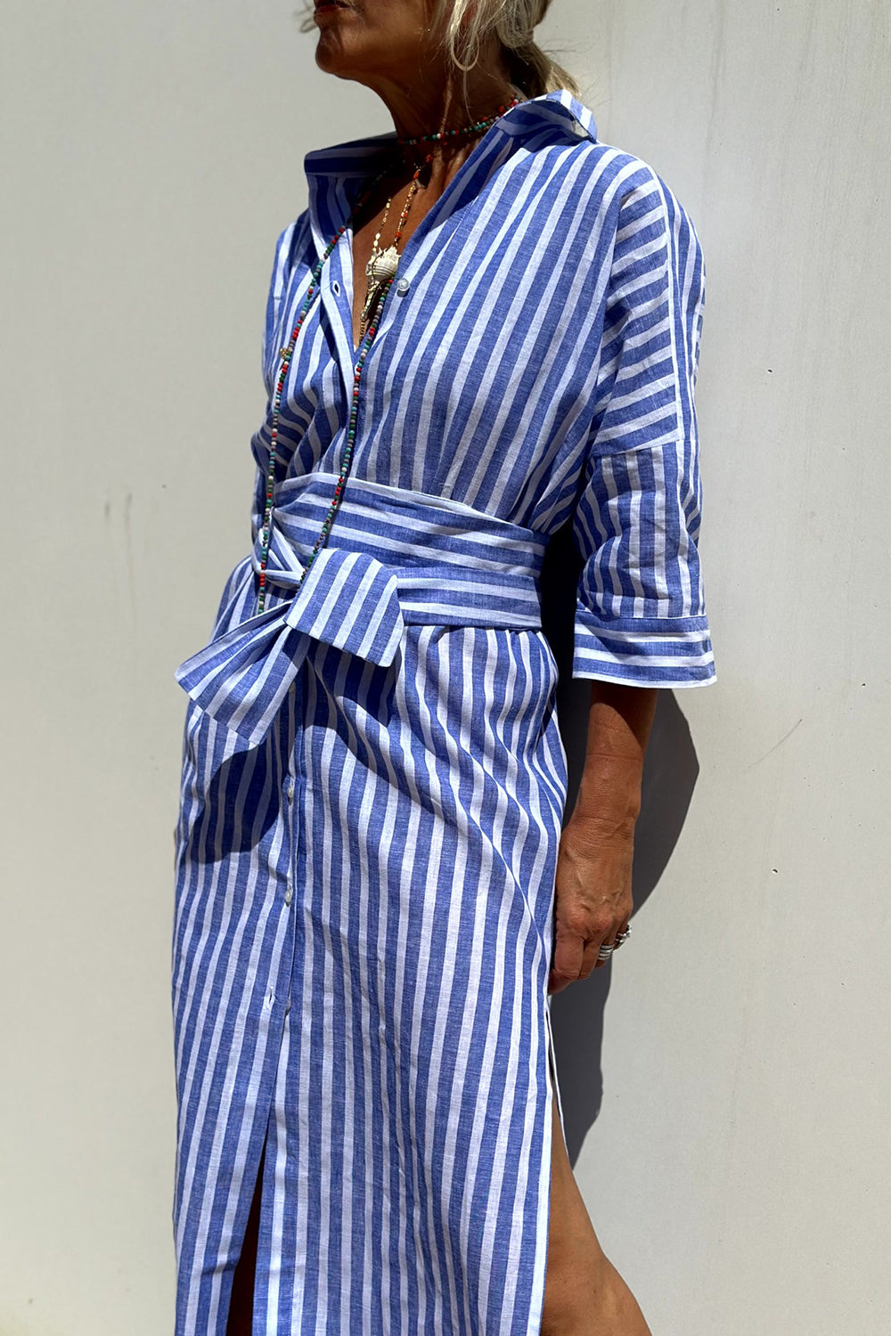 Briar Striped Shirt Dress