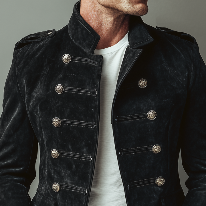 Warwick Suede Double Breasted Jacket