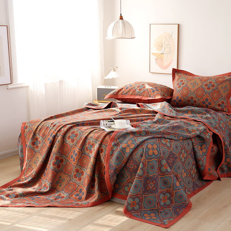 Petal Stitch Organic Cotton Reversible Quilt