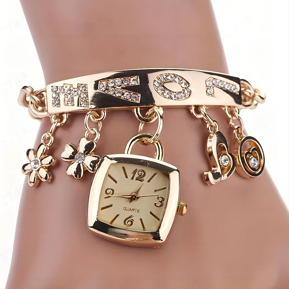 Charm Quartz Watch Bracelet