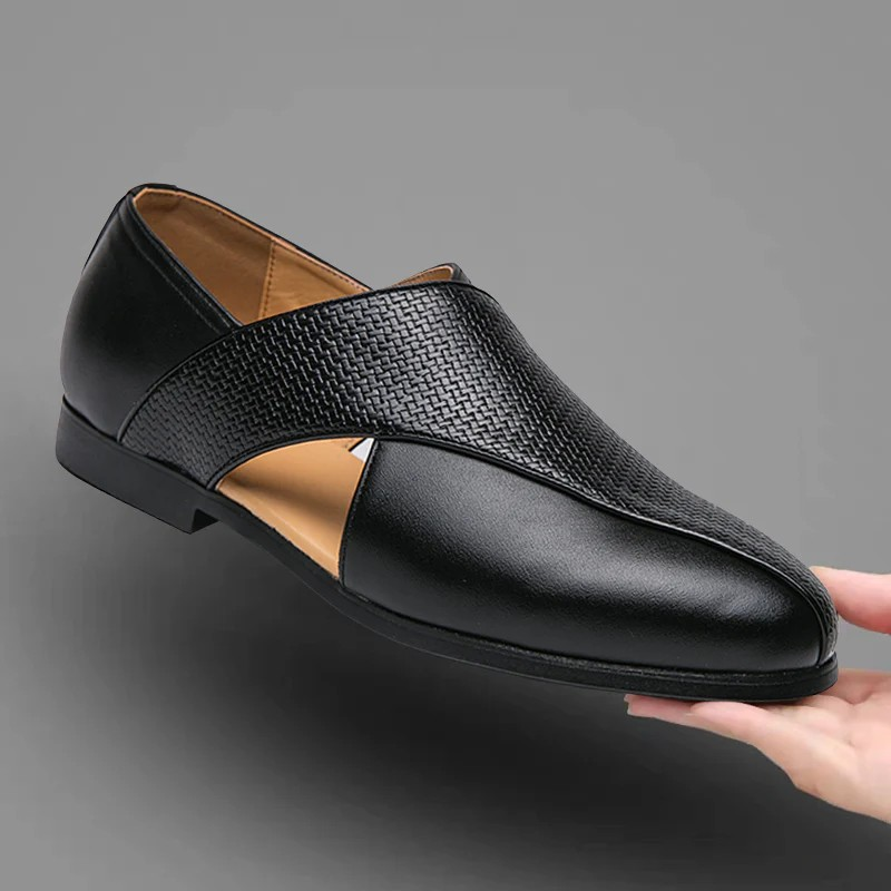 Como Genuine Leather Minimalist Men’s Loafers