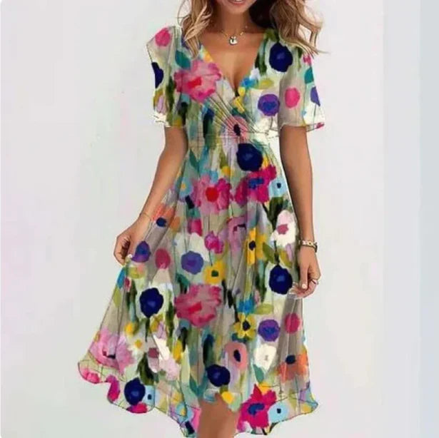 Florence Wrap Midi Dress