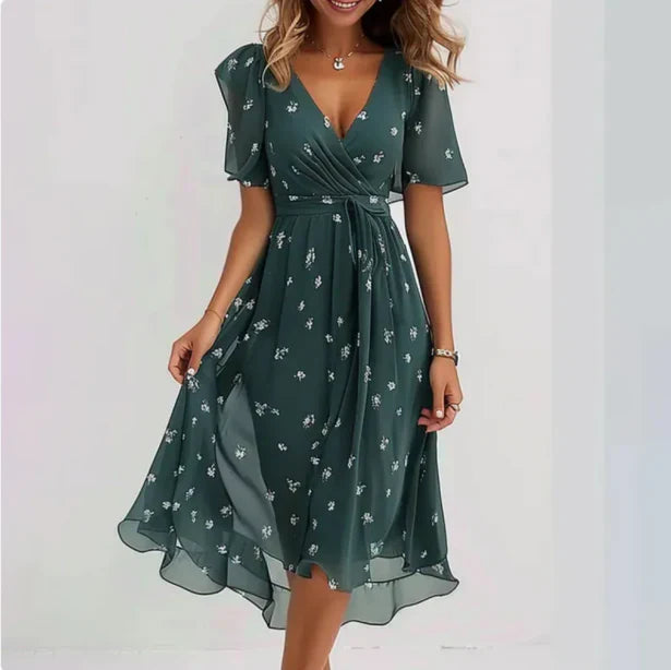Florence Wrap Midi Dress