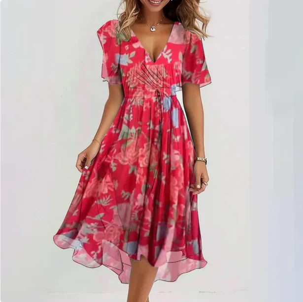 Florence Wrap Midi Dress