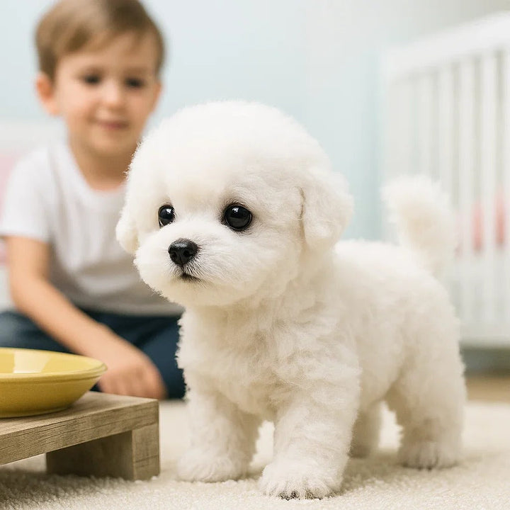 Realistic Interactive Plush Puppy Toy