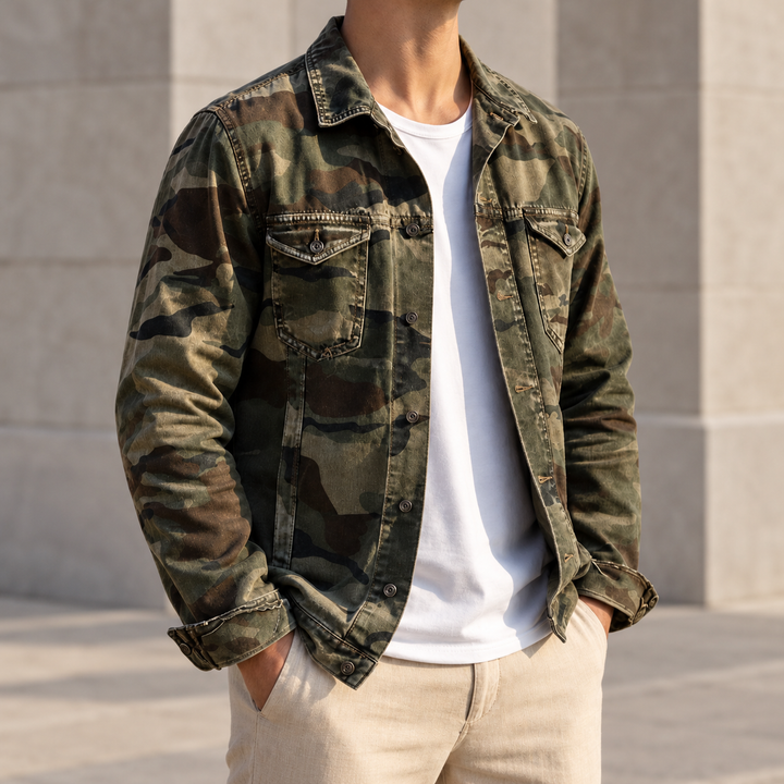 Marlow Washed Camo Shirt