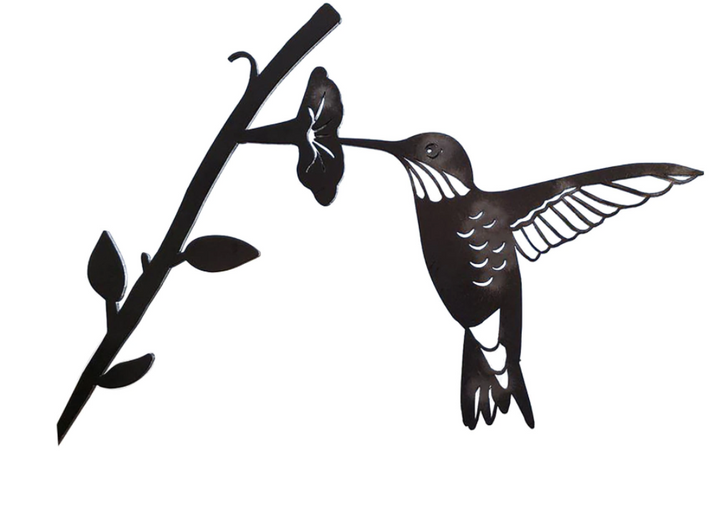 Metal Bird Silhouette Garden Decor – Elegant Outdoor Wall Sculpture