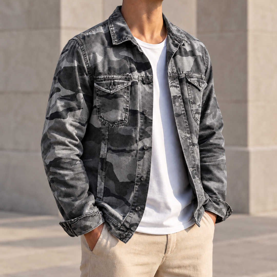 Marlow Washed Camo Shirt