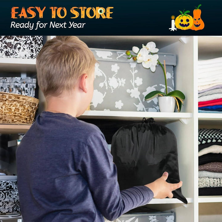 Inflatable Ghost Archway Halloween Decoration with LED Lights