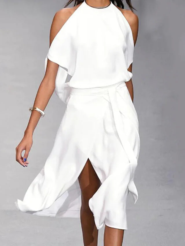 Leona Halter Midi Dress