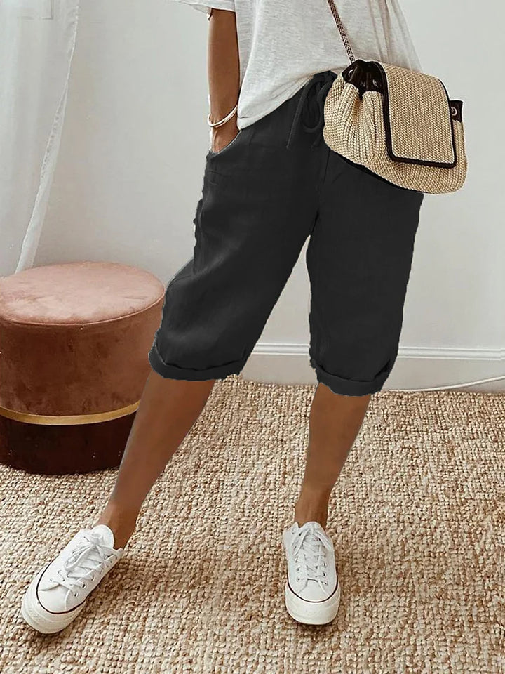 Women’s Lightweight Cotton Knee-Length Pants