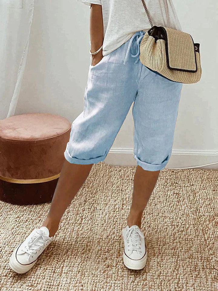 Women’s Lightweight Cotton Knee-Length Pants