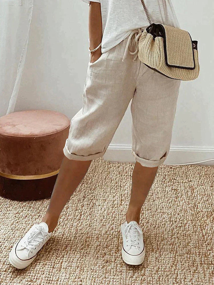 Women’s Lightweight Cotton Knee-Length Pants